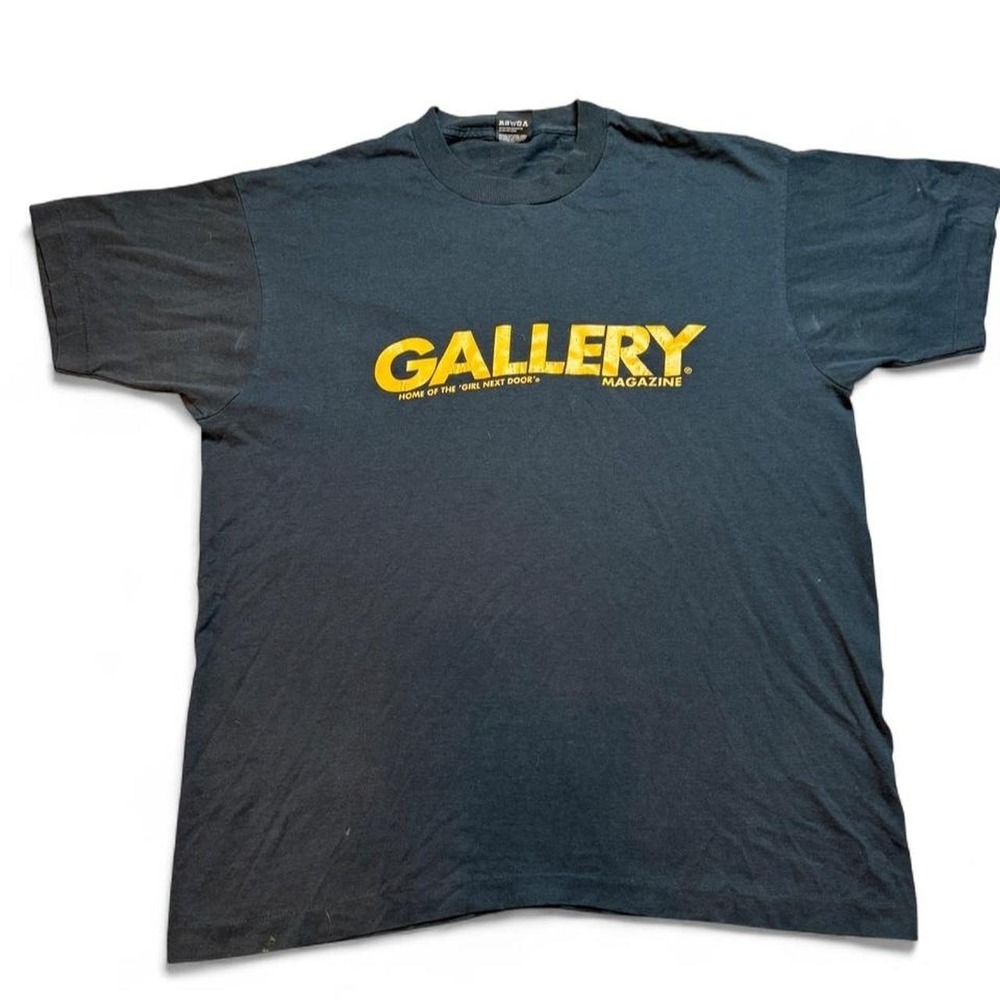Vintage Gallery Magazine Home Of The Girl Next Door Graphic T-shirt Men XL 90s